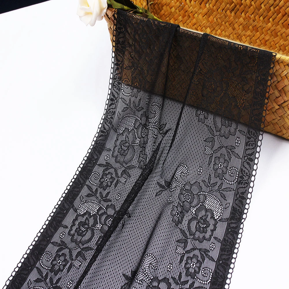 Nylon Spandex Trim Lace Seamless Lace Fabric for Underwear